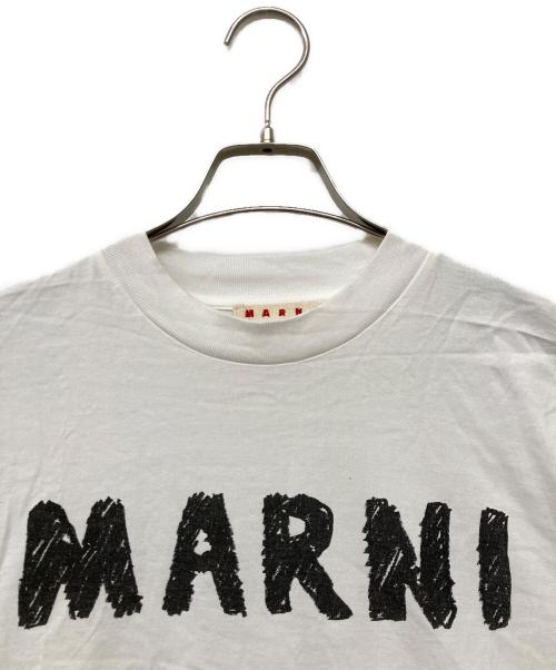 MARNI（マルニ）MARNI (マルニ) ロゴTシャツ ホワイト サイズ:size44の古着・服飾アイテム
