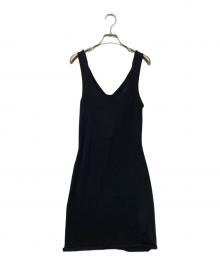 Calvin Klein（カルバンクライン）の古着「Cross Back Mini Dress」｜ブラック