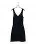 Calvin Klein（カルバンクライン）の古着「Cross Back Mini Dress」｜ブラック