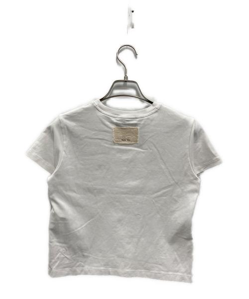 COACH（コーチ）COACH (コーチ) Matin Kim (マーティン・キム) ワックスド クロップド Tシャツ ホワイト サイズ:Sの古着・服飾アイテム