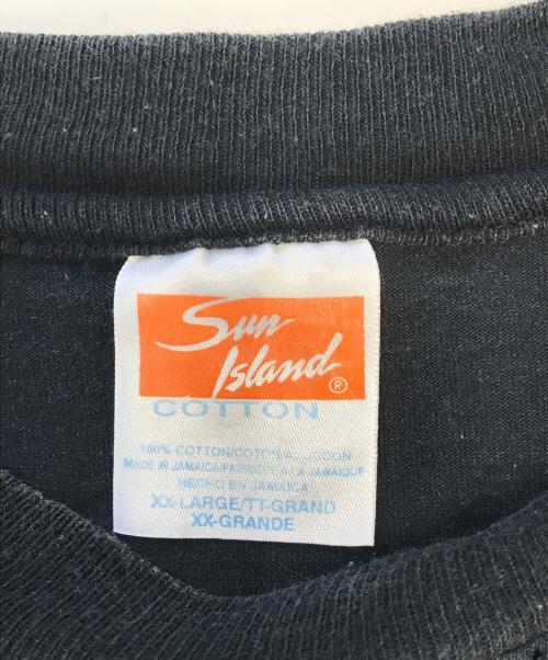 sun island（サンイアイランド）sun island (サンイアイランド) プリントTシャツ ブラック サイズ:XXLの古着・服飾アイテム