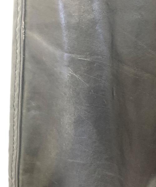 Maison Margiela（メゾンマルジェラ）Maison Margiela (メゾンマルジェラ) 04SS 八の字レザーボンバージャケット ブラック サイズ:46の古着・服飾アイテム