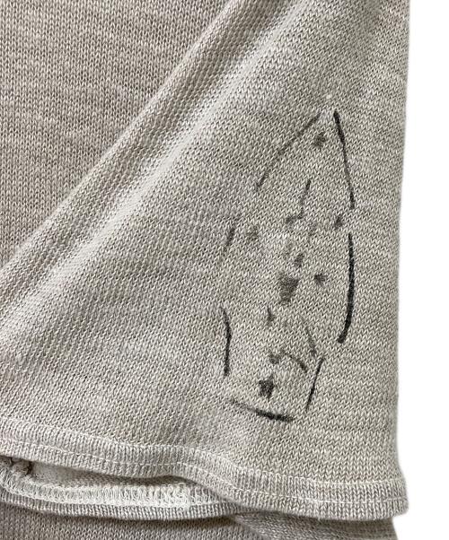 KAPITAL（キャピタル）KAPITAL (キャピタル) ヘンリーネックリネンニット グレー サイズ:2の古着・服飾アイテム