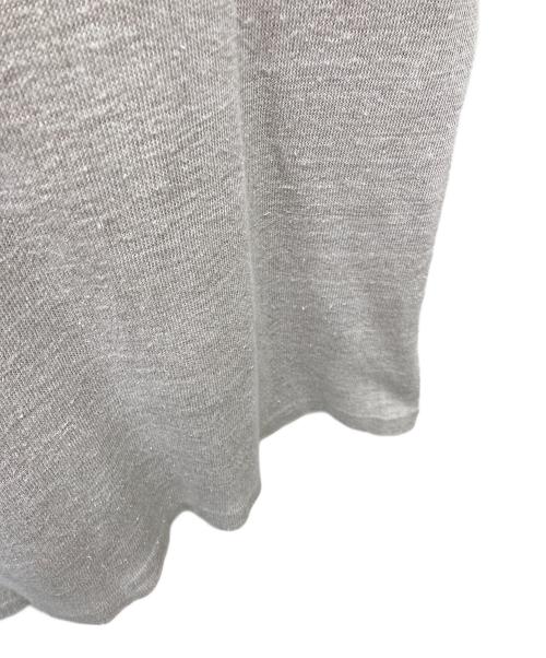 KAPITAL（キャピタル）KAPITAL (キャピタル) ヘンリーネックリネンニット グレー サイズ:2の古着・服飾アイテム