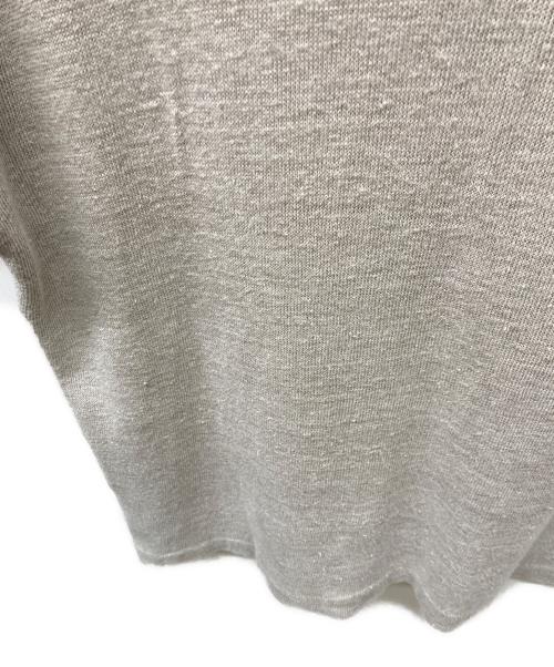KAPITAL（キャピタル）KAPITAL (キャピタル) ヘンリーネックリネンニット グレー サイズ:2の古着・服飾アイテム