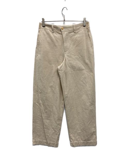 Pal'las Palace（パラスパレス）PAL'LAS PALACE (パラスパレス) ラフィバックチノストレートパンツ ベージュ サイズ:SIZE 3の古着・服飾アイテム