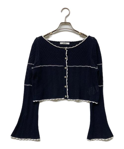 Snidel（スナイデル）Snidel (スナイデル) クロシェニットセットアップ ネイビー サイズ:Freeの古着・服飾アイテム