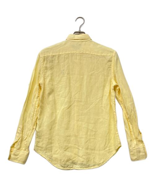 POLO RALPH LAUREN（ポロ・ラルフローレン）POLO RALPH LAUREN (ポロ・ラルフローレン) RELAXED FIT LINEN SHIRT(リラックスフィット リネン シャツ) イエロー サイズ:XSの古着・服飾アイテム