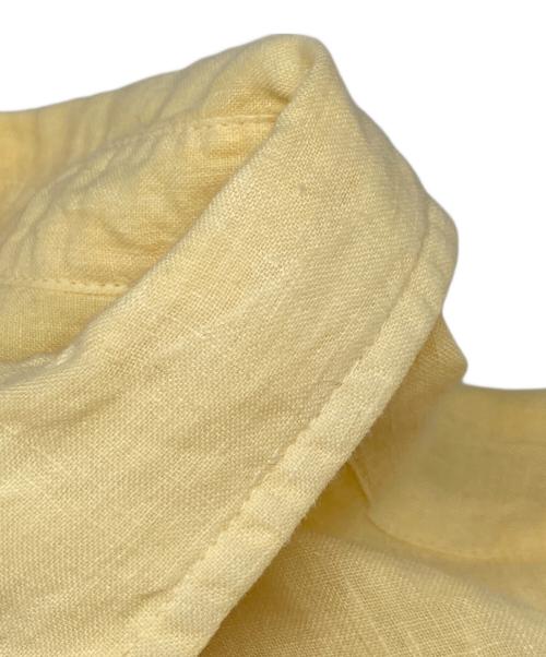 POLO RALPH LAUREN（ポロ・ラルフローレン）POLO RALPH LAUREN (ポロ・ラルフローレン) RELAXED FIT LINEN SHIRT(リラックスフィット リネン シャツ) イエロー サイズ:XSの古着・服飾アイテム