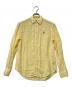 POLO RALPH LAUREN（ポロ・ラルフローレン）の古着「RELAXED FIT LINEN SHIRT(リラックスフィット リネン シャツ)」｜イエロー