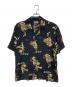 Hysteric Glamour（ヒステリックグラマー）の古着「ISLAND DREAMS柄 アロハシャツ」｜ブラック