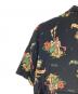 中古・古着 Hysteric Glamour (ヒステリックグラマー) ISLAND DREAMS柄 アロハシャツ ブラック サイズ:L：9000円