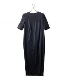 VERMEIL par iena（ヴェルメイユ パー イエナ）の古着「半袖ワンピース」｜ネイビー