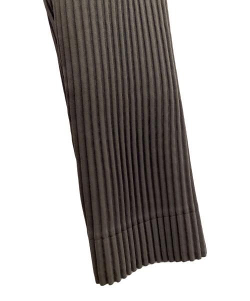 HOMME PLISSE ISSEY MIYAKE（オム プリッセ イッセイ ミヤケ）HOMME PLISSE ISSEY MIYAKE (オム プリッセ イッセイ ミヤケ) テーラード プリーツジャケット オリーブ サイズ:1の古着・服飾アイテム