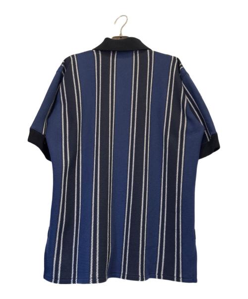 JUNYA WATANABE MAN（ジュンヤワタナベマン）JUNYA WATANABE MAN (ジュンヤワタナベマン) 綿エラステルラッセル ブルー×ブラック サイズ:Sの古着・服飾アイテム