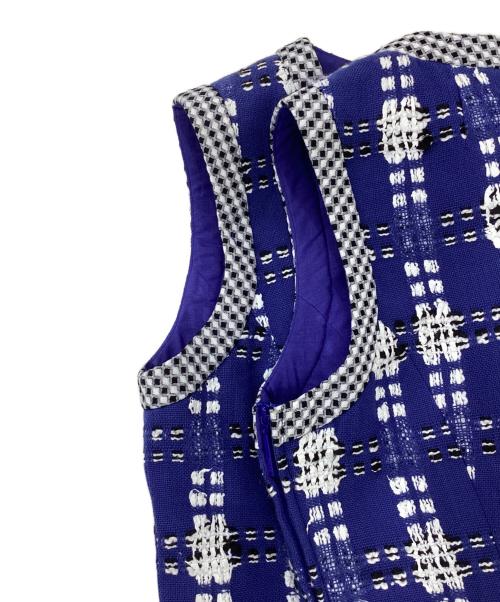 Rene（ルネ）Rene (ルネ) ツイードノースリーブワンピース ブルー サイズ:34の古着・服飾アイテム