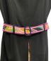 中古・古着 LEONARD FASHION (レオナールファッション) Belted Sleeveless Dress ベルテッド ノースリーブワンピース ブラック サイズ:1：24000円