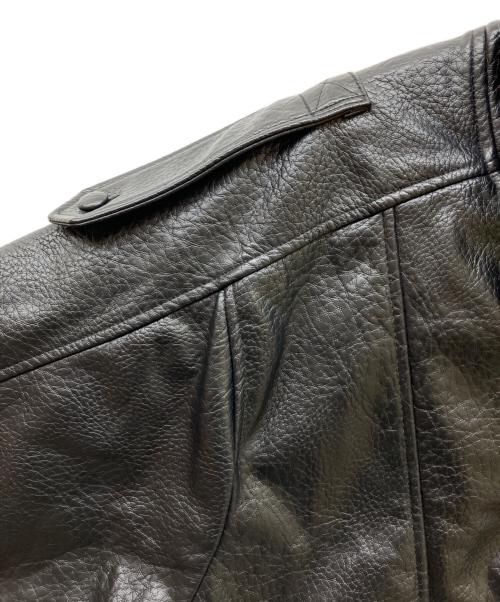 ZARA（ザラ）ZARA (ザラ) フェイクレザージャケット ブラック サイズ:Sの古着・服飾アイテム