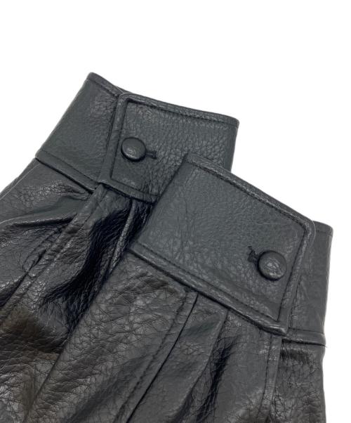 ZARA（ザラ）ZARA (ザラ) フェイクレザージャケット ブラック サイズ:Sの古着・服飾アイテム