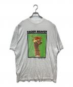 MARTINE ROSEマーティン・ローズ）の古着「EAGER BEAVER Tee」｜ホワイト×グリーン