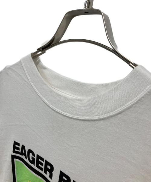 MARTINE ROSE（マーティン・ローズ）MARTINE ROSE (マーティン・ローズ) EAGER BEAVER Tee ホワイト×グリーン サイズ:Mの古着・服飾アイテム