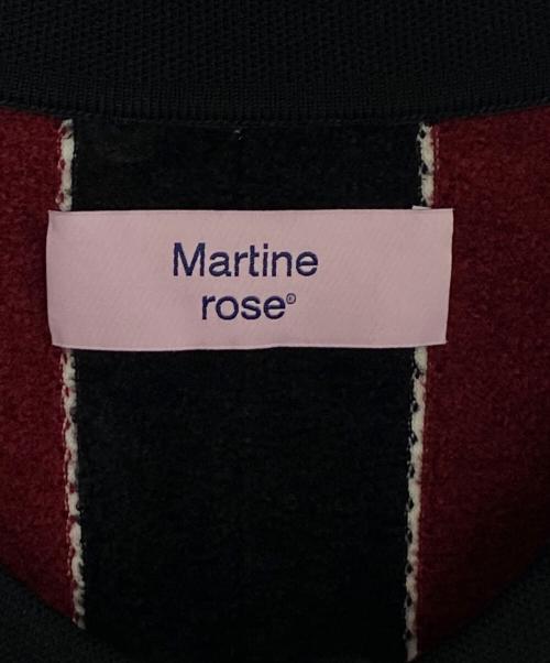 MARTINE ROSE（マーティン・ローズ）MARTINE ROSE (マーティン・ローズ) SPORTY LOGO POLO レッド×ブラック サイズ:Mの古着・服飾アイテム