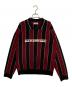 MARTINE ROSE（マーティン・ローズ）の古着「SPORTY LOGO POLO」｜レッド×ブラック