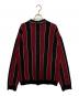MARTINE ROSE (マーティン・ローズ) SPORTY LOGO POLO レッド×ブラック サイズ:M：28000円