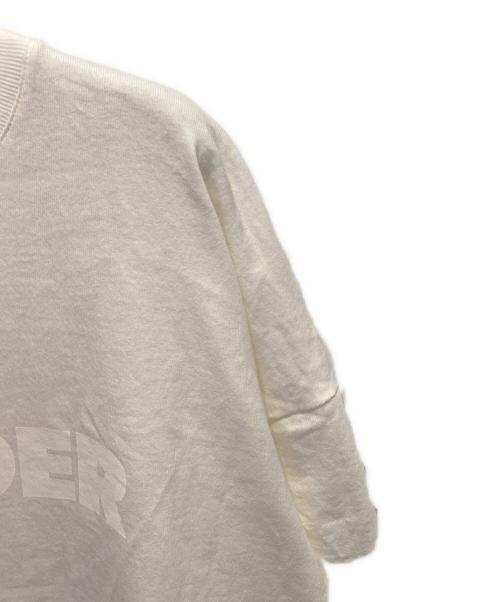 JIL SANDER（ジルサンダー）JIL SANDER (ジルサンダー) オーバーサイズロゴTシャツ ホワイト サイズ:XLの古着・服飾アイテム