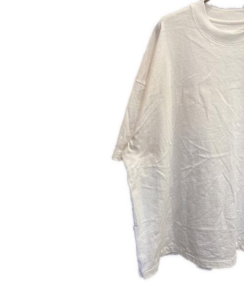JIL SANDER（ジルサンダー）JIL SANDER (ジルサンダー) オーバーサイズロゴTシャツ ホワイト サイズ:XLの古着・服飾アイテム