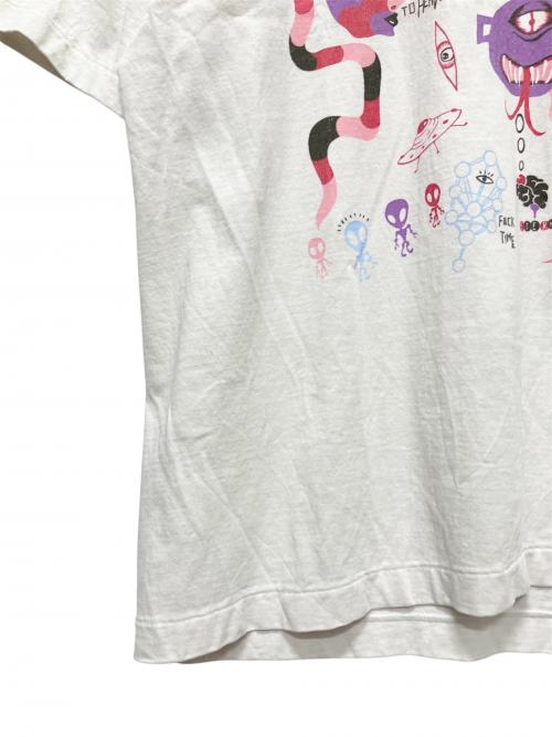 SAINT MICHAEL（セントマイケル）SAINT MICHAEL (セントマイケル) SS TEE / DAY OF THE FREAKS ホワイト サイズ:XLの古着・服飾アイテム