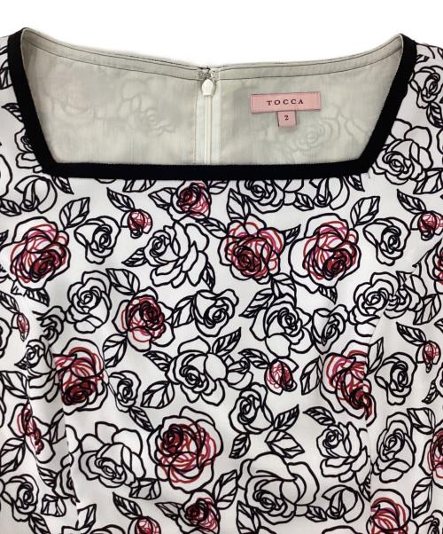 TOCCA（トッカ）TOCCA (トッカ) NEW YORK CITY ROSE ドレス アイボリー サイズ:2の古着・服飾アイテム
