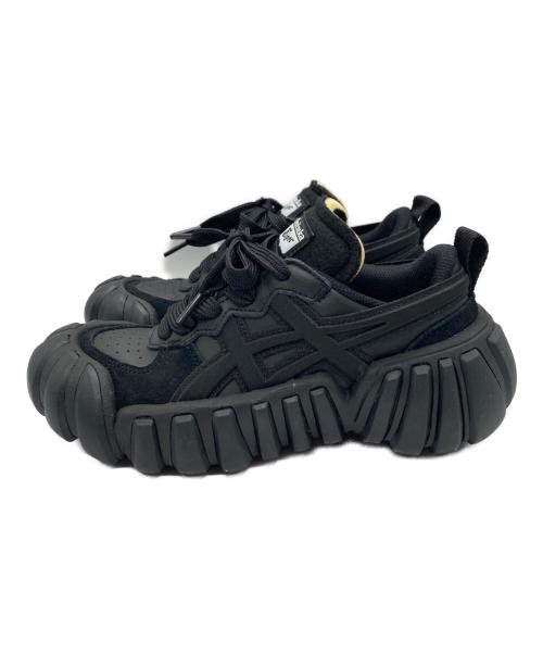 Onitsuka Tiger（オニツカタイガー）Onitsuka Tiger (オニツカタイガー) ローカットスニーカー ブラック サイズ:22.5cmの古着・服飾アイテム