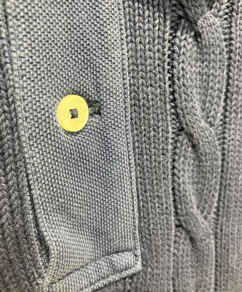 POLO RALPH LAUREN（ポロ・ラルフローレン）POLO RALPH LAUREN (ポロ・ラルフローレン) ノースリーブ ケーブルポロニット ネイビー サイズ:Mの古着・服飾アイテム