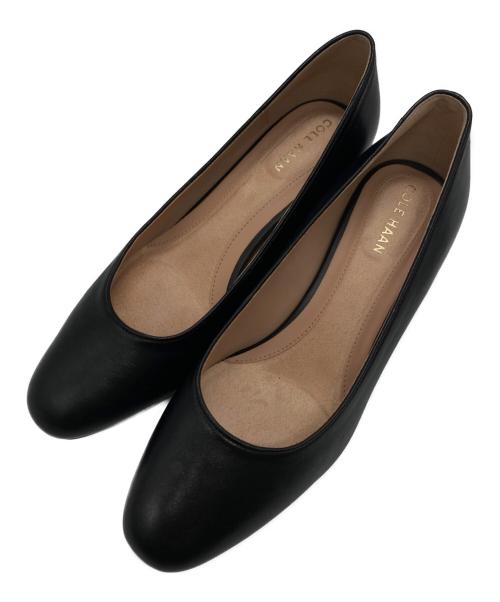 COLE HAAN（コールハーン）COLE HAAN (コールハーン) ゴートゥー シェイラ ブロック ヒール パンプス ブラック サイズ:6Bの古着・服飾アイテム