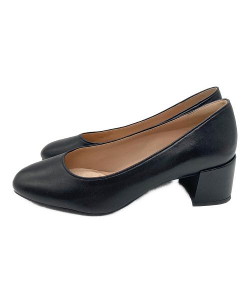 COLE HAAN（コールハーン）COLE HAAN (コールハーン) ゴートゥー シェイラ ブロック ヒール パンプス ブラック サイズ:6Bの古着・服飾アイテム