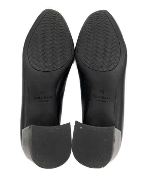 COLE HAAN（コールハーン）COLE HAAN (コールハーン) ゴートゥー シェイラ ブロック ヒール パンプス ブラック サイズ:6Bの古着・服飾アイテム