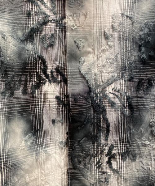 TAAKK（ターク）TAAKK (ターク) TAAKK ターク SS26 REGULAR SHIRT / BLK/レギュラーシャツ ホワイト×ブルー サイズ:1の古着・服飾アイテム
