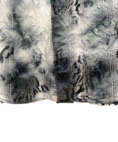 TAAKK（ターク）TAAKK (ターク) TAAKK ターク SS26 REGULAR SHIRT / BLK/レギュラーシャツ ホワイト×ブルー サイズ:1の古着・服飾アイテム