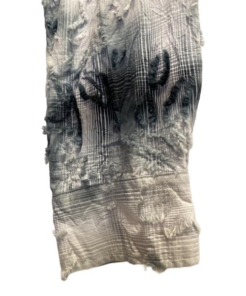 TAAKK（ターク）TAAKK (ターク) TAAKK ターク SS26 REGULAR SHIRT / BLK/レギュラーシャツ ホワイト×ブルー サイズ:1の古着・服飾アイテム