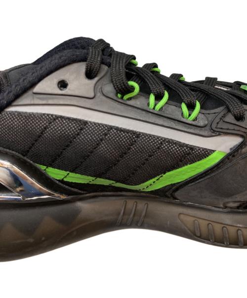 adidas（アディダス）adidas (アディダス) kawasaki (カワサキ) ZX 5K Boost Ninja ブラック×グリーン サイズ:SIZE 25.5cmの古着・服飾アイテム
