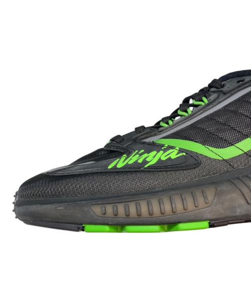 adidas（アディダス）adidas (アディダス) kawasaki (カワサキ) ZX 5K Boost Ninja ブラック×グリーン サイズ:SIZE 25.5cmの古着・服飾アイテム