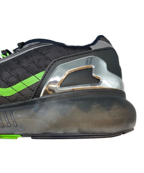 adidas（アディダス）adidas (アディダス) kawasaki (カワサキ) ZX 5K Boost Ninja ブラック×グリーン サイズ:SIZE 25.5cmの古着・服飾アイテム