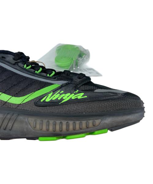 adidas（アディダス）adidas (アディダス) kawasaki (カワサキ) ZX 5K Boost Ninja ブラック×グリーン サイズ:SIZE 25.5cmの古着・服飾アイテム