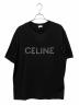 CELINE（セリーヌ）の古着「スタッズエンブロイダリー オーバーサイズTシャツ」｜ブラック