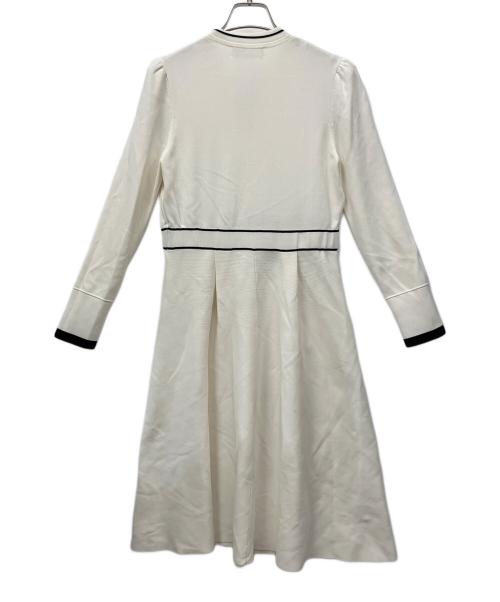 CELFORD（セルフォード）CELFORD (セルフォード) ボウタイニットワンピース ホワイト サイズ:38の古着・服飾アイテム