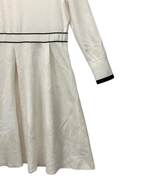 CELFORD（セルフォード）CELFORD (セルフォード) ボウタイニットワンピース ホワイト サイズ:38の古着・服飾アイテム
