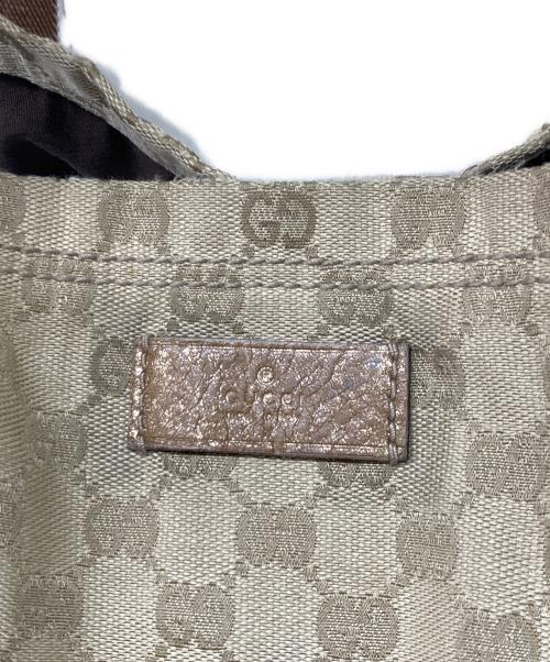 GUCCI（グッチ）GUCCI (グッチ) GGキャンバストートバッグ ベージュの古着・服飾アイテム