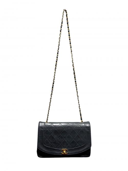 CHANEL（シャネル）CHANEL (シャネル) マトラッセ/ダイアナ ブラック サイズ:25の古着・服飾アイテム