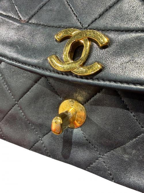 CHANEL（シャネル）CHANEL (シャネル) マトラッセ/ダイアナ ブラック サイズ:25の古着・服飾アイテム